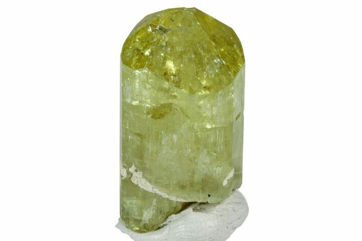 Gemmy, Yellow Apatite Crystal - Morocco #239138